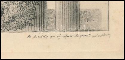 Franz von Bayros (1866-1924): Et amely qui s'y refuse tojours. Erotikus Heliogravúr, papír, jel...