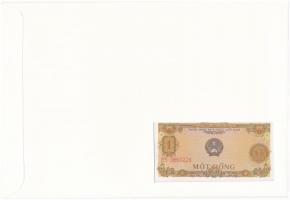 Vietnam 1976. 1D felbélyegzett borítékban, bélyegzéssel T:I Vietnam 1976. 1 Dong in envelope with st...