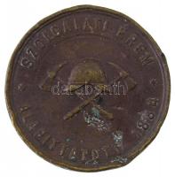 1884. "Magyar Tűzoltó Szövetség Szolgálati Érme V év után" Br kitüntetés mellszalag nélkül...