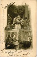 1899 Unlauterer Wettbewerb / Lady art postcard. Fr. A. Ackermann Kunstverlag Künstlerpostkarte No. 389. s: F. Kruis (EK)