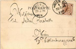 1899 Unlauterer Wettbewerb / Lady art postcard. Fr. A. Ackermann Kunstverlag Künstlerpostkarte No. 3...