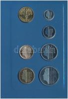 Hollandia 1992. 5c-2 1/2G (6xklf) forgalmi sor karton tokban, pénzverdei zsetonnal T:1 
Netherlands...