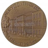 Csehszlovákia 1957. "A Körmöcbányai Leányiskola 100. évfordulója" Br emlékérem tokban. Szi...