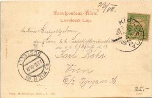 1905 Inspizierung der K.K. Landwehr-Cadetten-Schule durch Se. Kaiserliche Hoheit Erzh. Rainer in Bru...