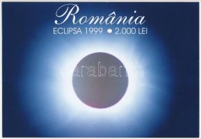 Románia 1999. 2000L &quot;Nagyfogyatkozás&quot; karton díszcsomagolásban T:I Romania 1999. 2000 Lei &quot;Solar Eclipse&quot; in cardboard case C:UNC