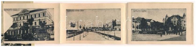 1939 Baja, Nemzeti szálló, automobilok. leporello 10 képpel (fl)