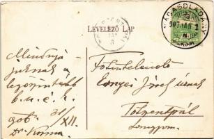 1907 Nádasdladány, Nádasd-Ladány; Gróf Nádasdy kastély. Sebők Jenő felvétele (EK)