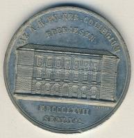 1867. "Á. H. Ev. Ker. Collegium-Eperjes" ffém emlékérem T:2/3+ kis ph.