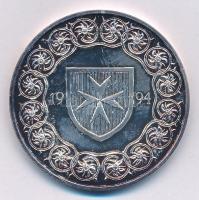 1994. "A remény kapujában - Zugliget" kétoldalas, ezüstözött fém emlékérem tokban (42mm) T...