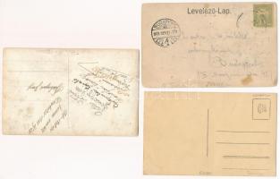 1903-1938 Dombóvár, vasútállomás, kettes vasúti híd, MÁV 328-as sorozatú szerkocsis gőzmozdonya - 3 ...