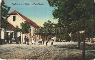 1922 Budakeszi, Fő utca, Perner János vendéglője, Till Jánosné üzlete