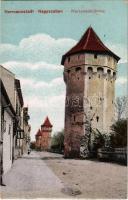 Nagyszeben, Hermannstadt, Sibiu; Hartenecktürme. Karl Graef / torony / tower