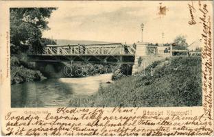 1905 Kőszeg, Güns; Gyöngyös híd. Nussbaum N. Ferenc kiadása (EK)