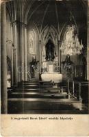 Nagyvárad, Oradea; Szent László menház kápolnája, belső / chapel interior (EK)