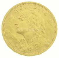 Svájc 1927B 20Fr Au (6,46g/0.900) T:1- Switzerland 1927B 20 Francs (6,46g/0.900) C:AU Krause KM#35.1