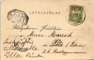 1901 Budapest XXI. Csepel, Duna zsilip (EK)