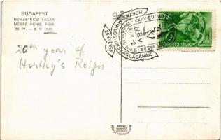 1942 Budapest, Horthy Miklós Magyarország Kormányzója megnyitja a Budapesti Nemzetközi Vásárt + &quo...