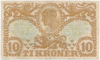 Dánia 1942. 10K "S" T:III ly., beszakadások
Denmark 1942. 10 Kroner "S" C:F hol...