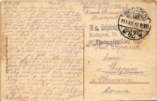 1915 Budapest I. Döbrentei tér, Tabán, villamos, Keller Ignác tabáni bor- és sörcsarnoka + "16....