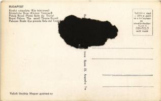 Budapest I. Királyi vár, Budavári Palota, Kis trónterem, belső (ragasztónyom / glue mark)