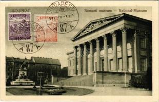 1922 Budapest VIII. Nemzeti Múzeum. Rigler r.-t. R.J.E.