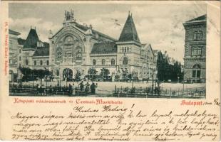 1900 Budapest IX. Központi vásárcsarnok, Hotel Nádor szálloda, gyógyszertár. Divald Károly 19. sz. (Rb)