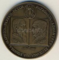 1981. "Sárospataki Főiskola-Perényi Péter, Lórántffy Zsuzsanna" Br emlékérem T:1