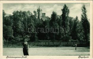 1925 Balatonszemes-fürdő, Bagoly vár