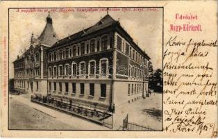 1903 Nagykőrös, Nagy-Kőrös; Református főgimnázium ünnepélyes felavatása 1902. szeptember 25-én. Geszner Jenő kiadása (fl)