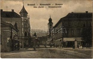 Brassó, Kronstadt, Brasov; utca, üzletek / street, shops