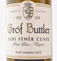 Gróf Buttler Egri pinot blanc. 2009. 3 db bontatlan palack fehérbor. Szakszerűen tároltak