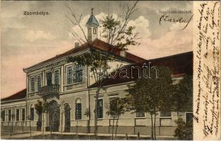 1907 Zsombolya, Hatzfeld, Jimbolia; jesuleum intézet, zárda / school