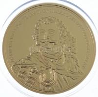 DN Magyar Aranyóriások - II. Rákóczi Ferenc emlékérem, 25 aranydukát, 1705 aranyozott Cu utánveret, tanúsítvánnyal T:PP