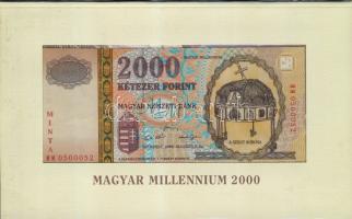 2000. 2000Ft "Millenium" T:I Eredeti bontatlan díszcsomagolásban!
