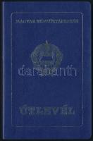 1988 Magyar Népköztársaság által kiállított fényképes útlevél, görög vízummal