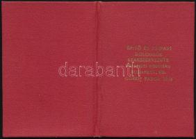 1953 Építő és Faipari Dolgozók Szakszervezete fényképes igazolvány