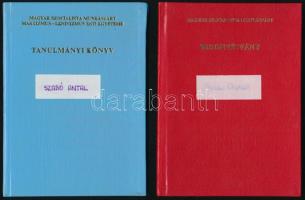 cca 1962-1979 Marxizmus-leninizmus tanulmányi könyvek, igazolványok, bizonyítványok, 5 db