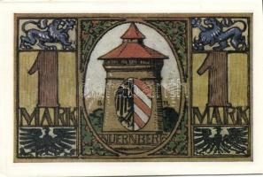 Német Birodalom/Weimari Köztársaság/Nürnberg 1921. 1M (4x) mind klf, komlett sor! T:I