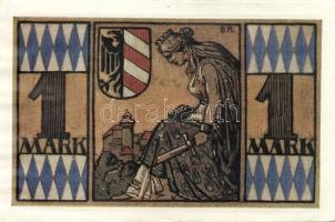 Német Birodalom/Weimari Köztársaság/Nürnberg 1921. 1M (4x) mind klf, komlett sor! T:I,I-