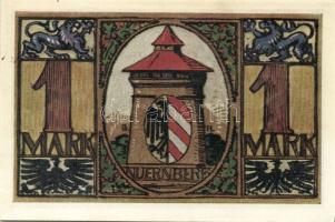 Német Birodalom/Weimari Köztársaság/Nürnberg 1921. 1M (4x) mind klf, komlett sor! T:I,I-