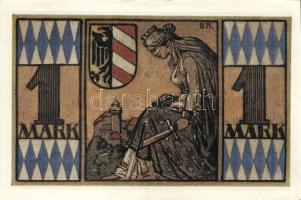 Német Birodalom/Weimari Köztársaság/Nürnberg 1921. 1M (4x) mind klf, komlett sor! T:I,I-