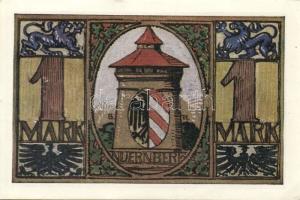 Német Birodalom/Weimari Köztársaság/Nürnberg 1921. 1M (4x) mind klf, komlett sor! T:I,I-