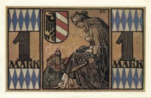 Német Birodalom/Weimari Köztársaság/Nürnberg 1921. 1M (4x) mind klf, komlett sor! T:I,I-