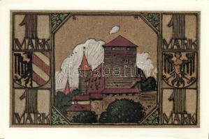 Német Birodalom/Weimari Köztársaság/Nürnberg 1921. 1M (4x) mind klf, komlett sor! T:I,I-