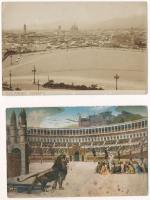 15 db RÉGI olasz város képeslap / 15 pre-1945 Italian town-view postcards