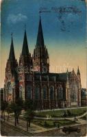 Lviv, Lwów, Lemberg; Kosciol sv. Elzbiety / Kirche / church, automobile (Rb)
