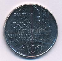 San Marino 1988. 100L acél XXII. Nyári Olimpia - Íjászat T:1- San Marino 1988. 100 Lire steel XXIIth Summer Olympics - Archery C:AU Krause KM#108