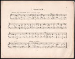 Borsay Samu: Choralkönyv. református énekes kotta füzet cca 1910