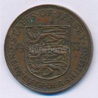 Jersey 1933. 1/12Sh Br "VI. György" T:2 
Jersey 1933. 1/12 Shilling Br "George VI&qu...