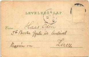 1903 Balatonboglár, látkép, vasútvonal, villa. Simon Géza kiadása (EB)